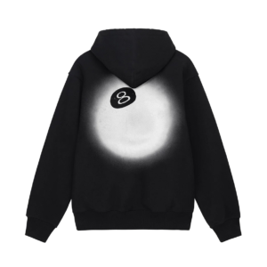 8 BALL FADE BLACK Stussy HOODIE