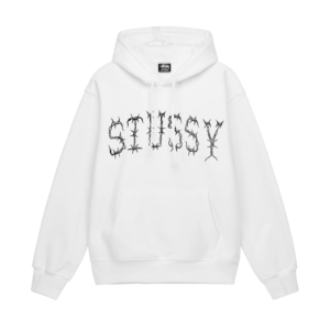 BARB Stussy HOODIE White